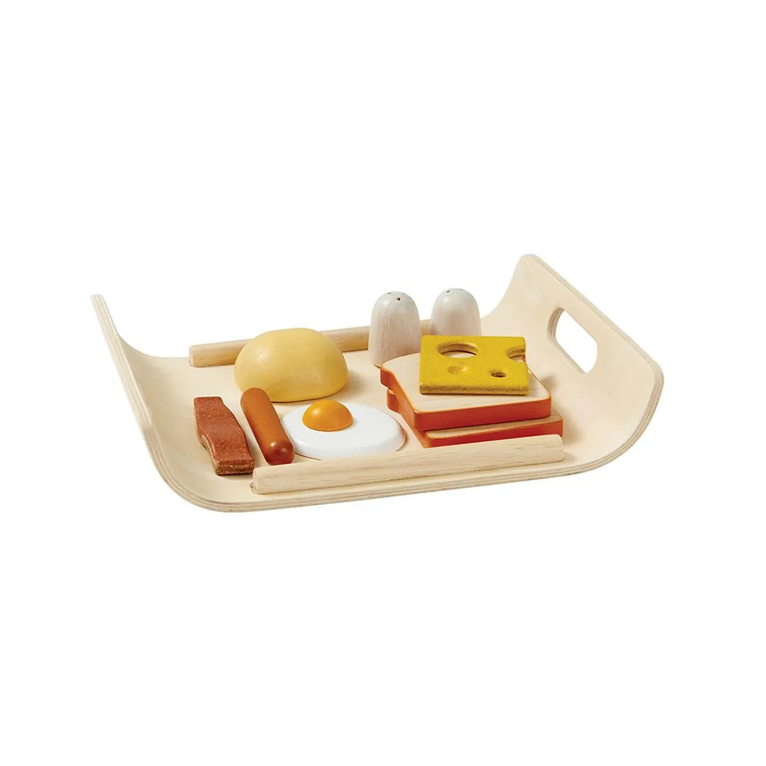 PlanToys Breakfast Menu dinette petit-déjeuner bois