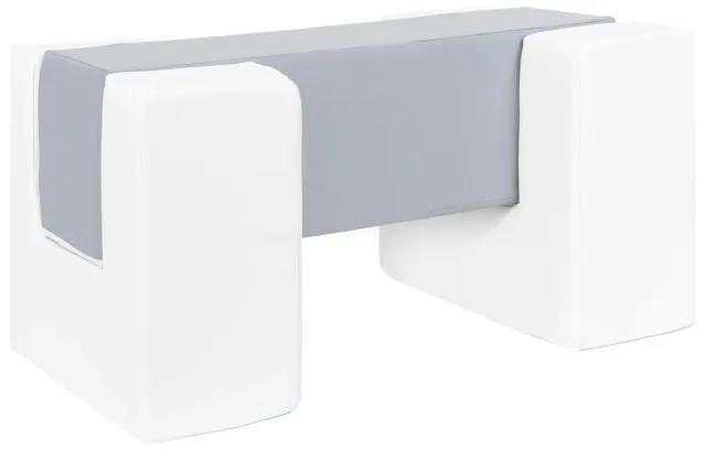 Velinda Passerelle lot 3 blocs mousse blanc gris motricité