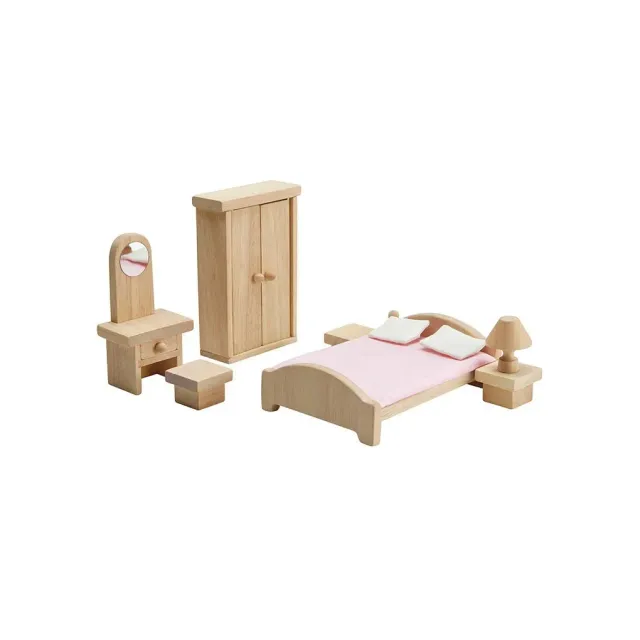 PlanToys Classic chambre meubles poupée 1:12