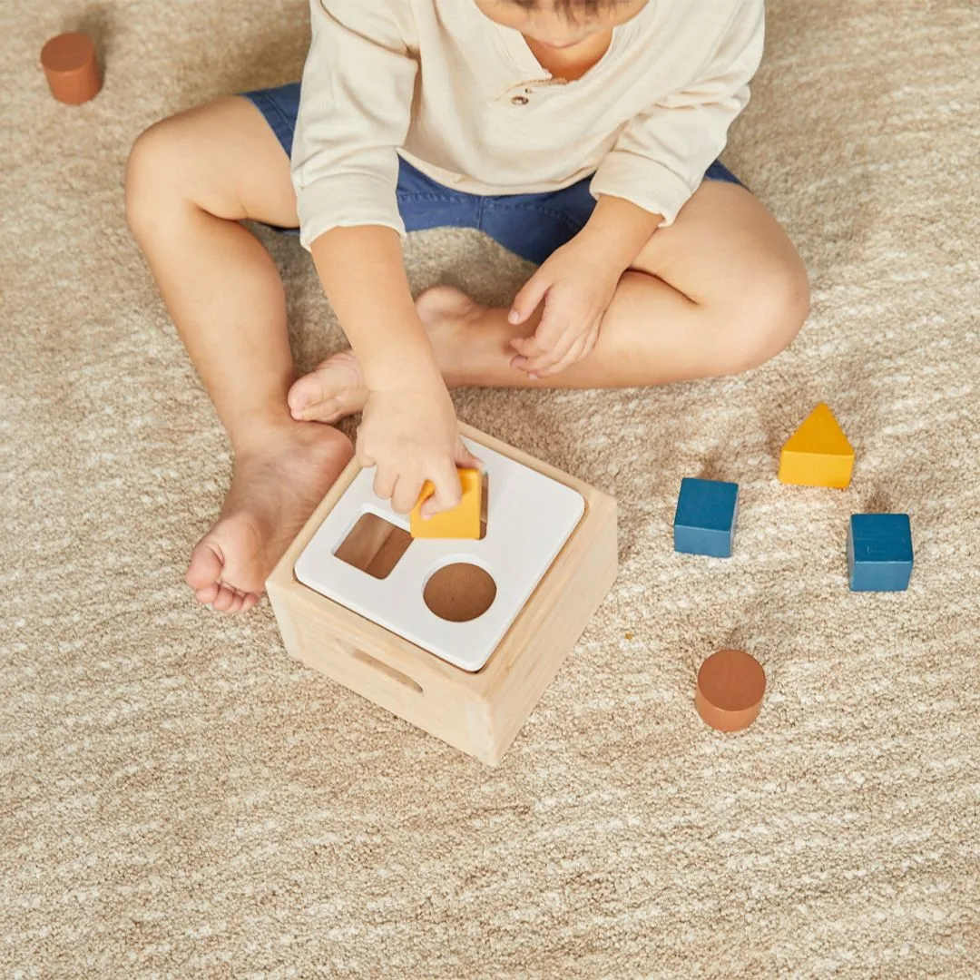 PlanToys Shape Sort Orchard trieur de formes bois