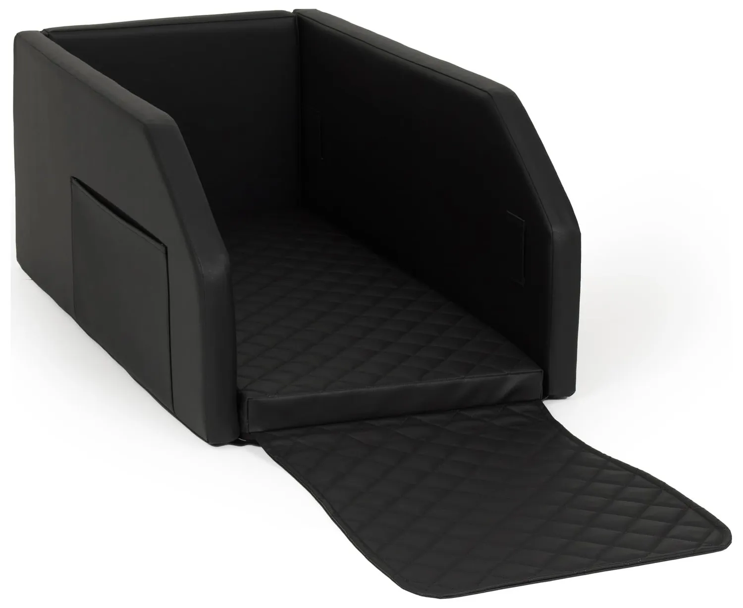 Velinda Lit Coffre Transporteur Chien 55x100 Noir