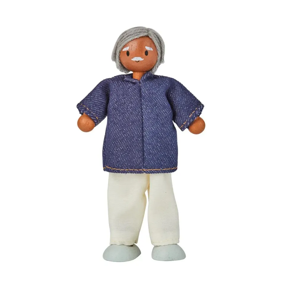 PlanToys Grandfather figurine grand-père peau mate