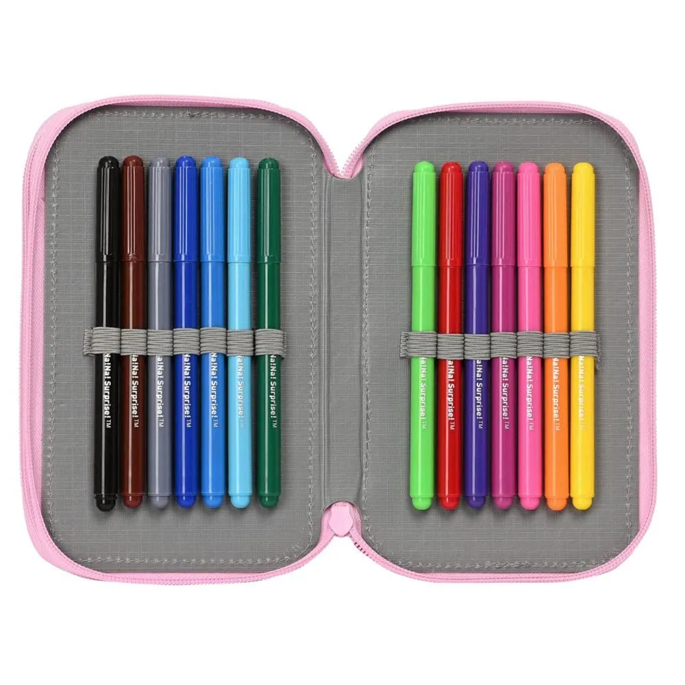 Na! Na! Na! Surprise Sparkles plumier double rose 28 pièces