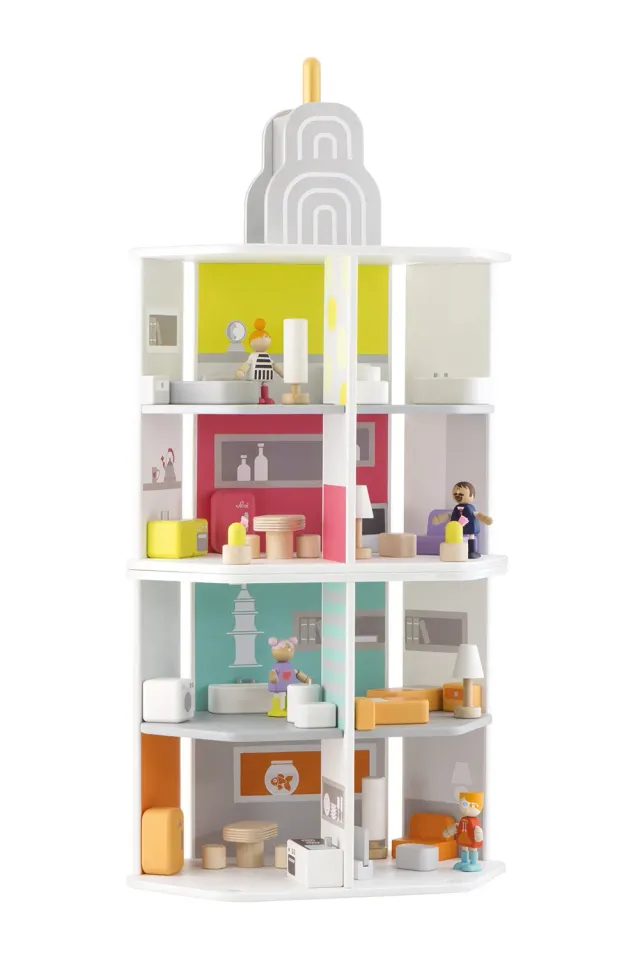 Sevi Tower 82988 maison poupée bois 2 modules