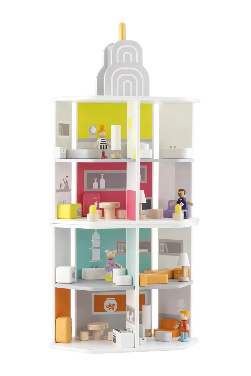 Sevi Tower 82988 maison poupée bois 2 modules