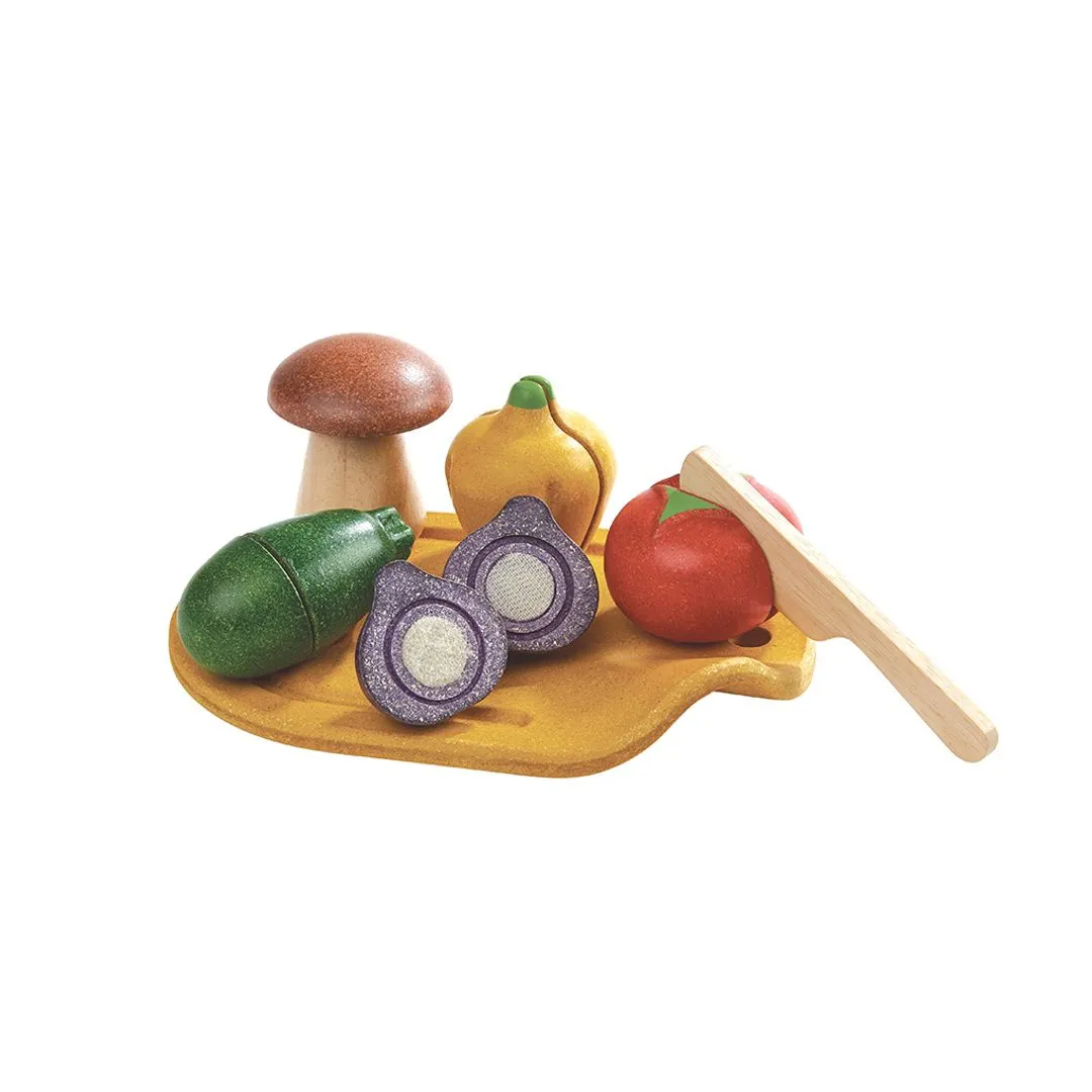 PlanToys Assorted Vegetables dinette légumes à découper