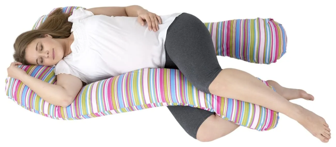 Velinda Multi-Usages coussin d’allaitement Bandes 1