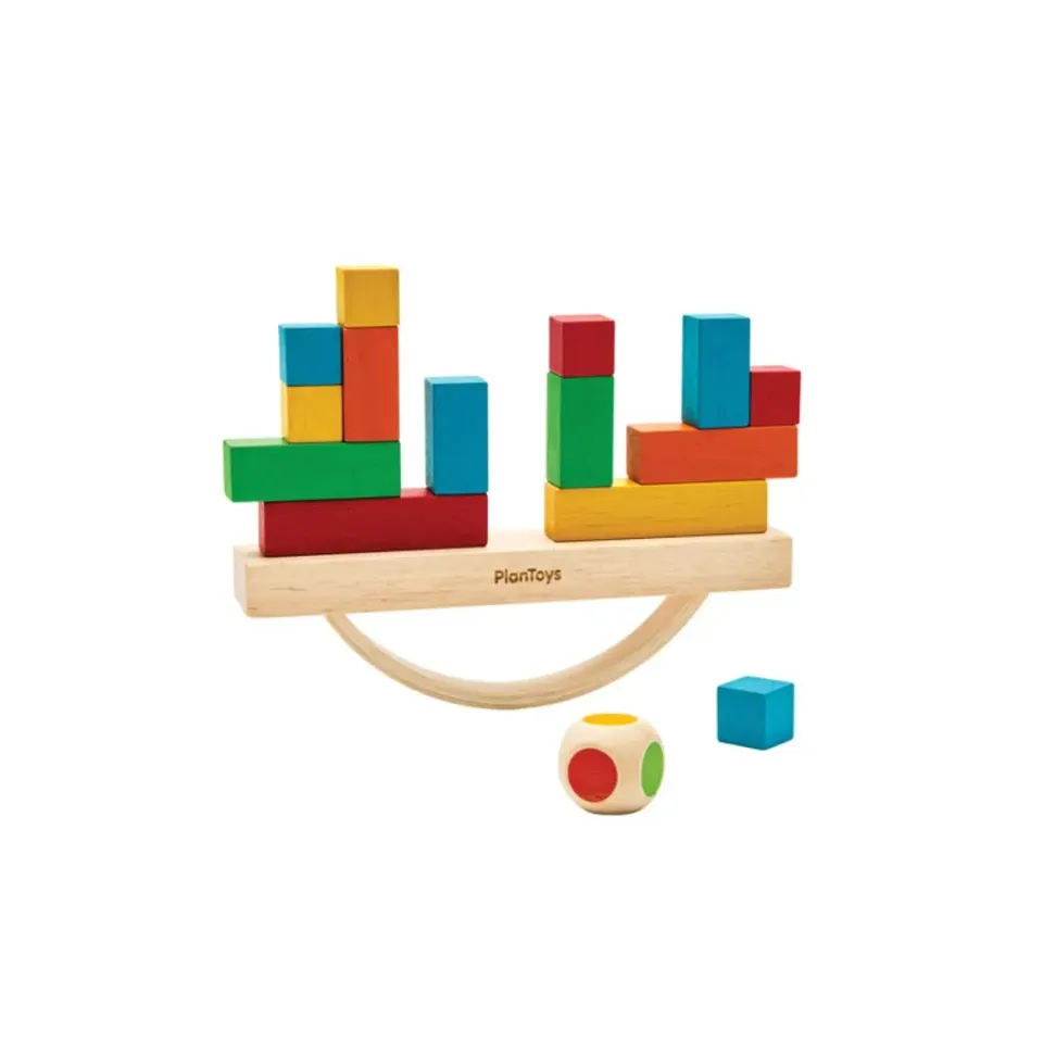 PlanToys Balancing Cargo jeu équilibre bateau 14 blocs