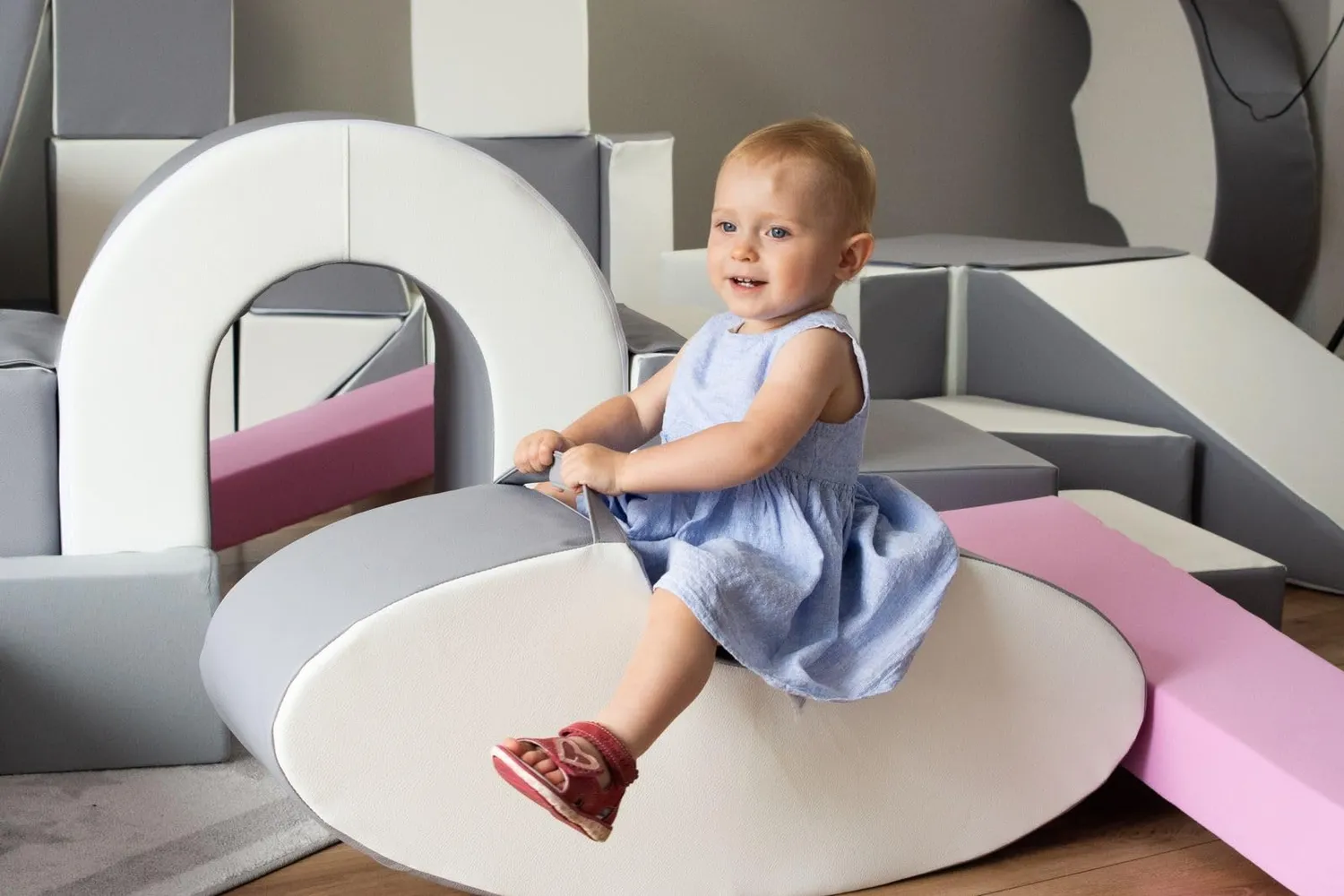 Velinda Bean rocker bloc mousse blanc menthe