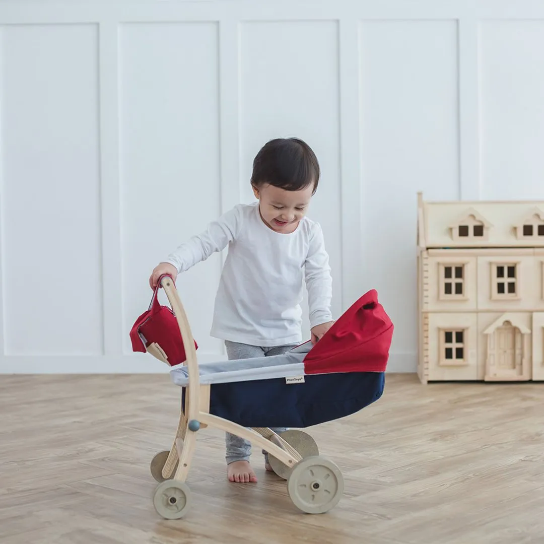 PlanToys Doll Stroller poussette poupée dès 2 ans