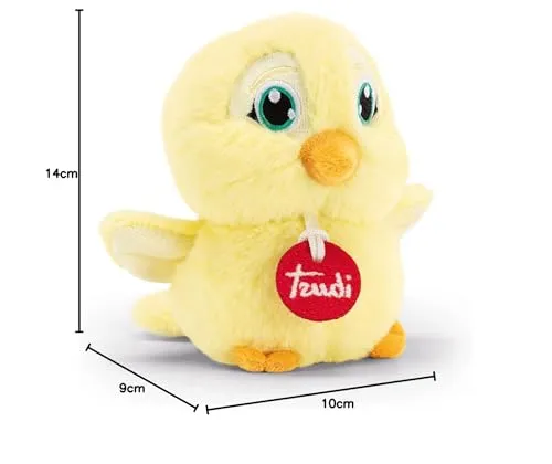 Trudi Friend 29157 peluche oiseau jaune XS 14 cm