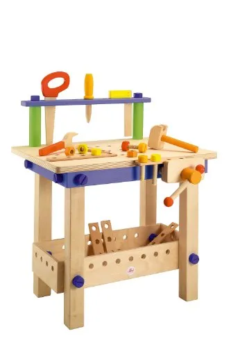 Sevi 82082 établi bois enfant 49 cm 22 pièces outils