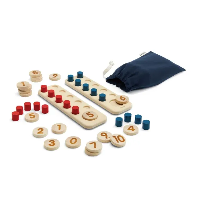 PlanToys Unit Plus Ten Frame jeu calcul bois