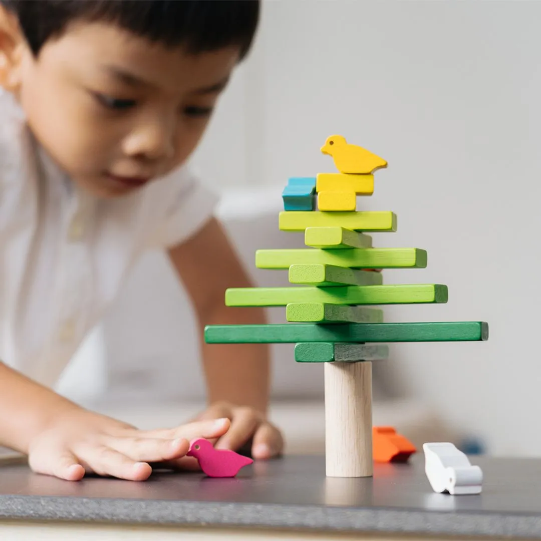 PlanToys Balancing Tree jeu d’équilibre bois 17 pièces