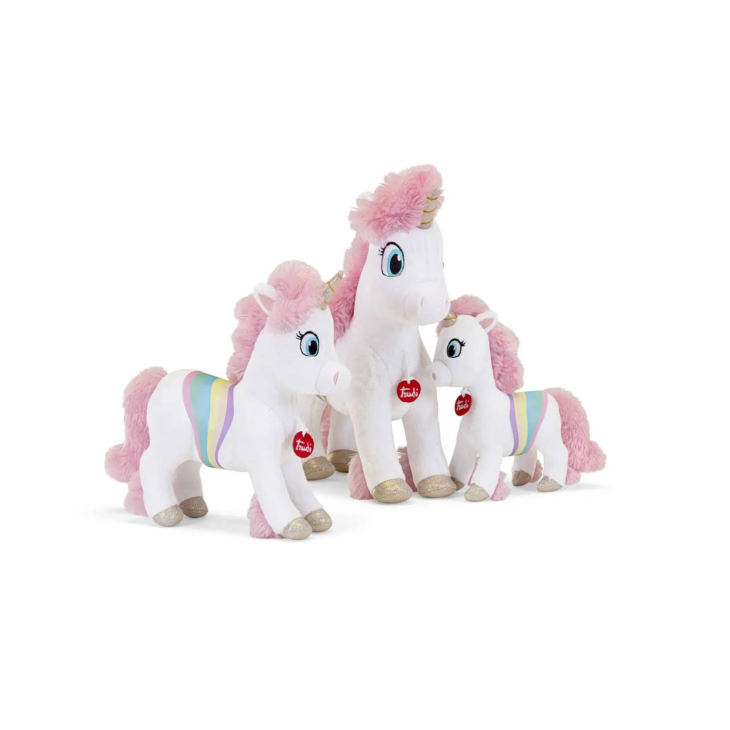 Trudi Leslie 18196 peluche licorne S arc-en-ciel