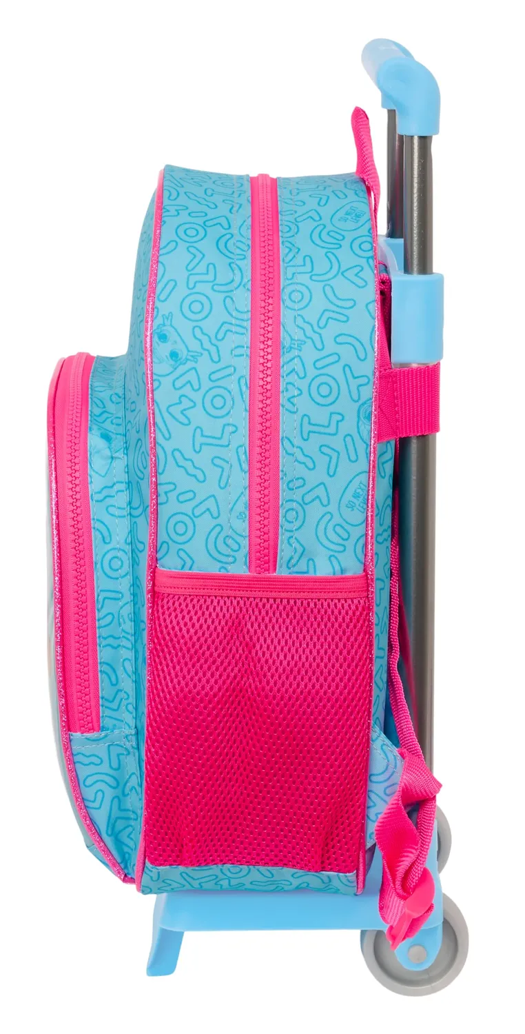 Na! Na! Na! Surprise M020 sac à dos roulettes bleu 28 cm