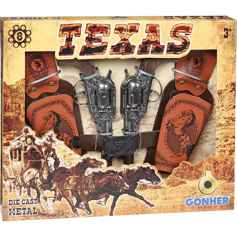 Gonher Texas set cowboy 8 coups