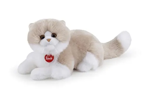 Trudi Classiques 21037 peluche chat Giada beige M 47 cm réaliste