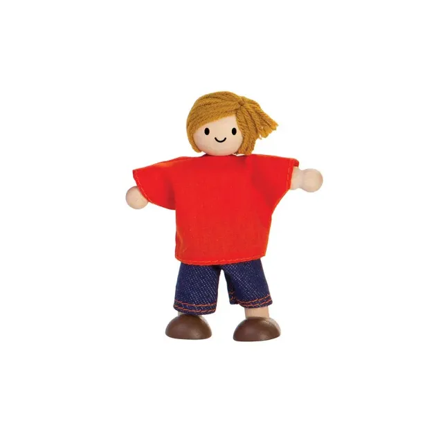 PlanToys Boy Dollhouse Figure garçon peau claire