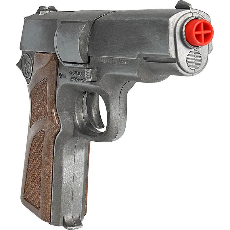 Gonher Police Gold Collection pistolet jouet 8 coups doré