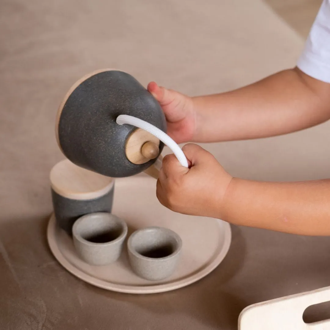 PlanToys Classic Tea Set service à thé dinette bois