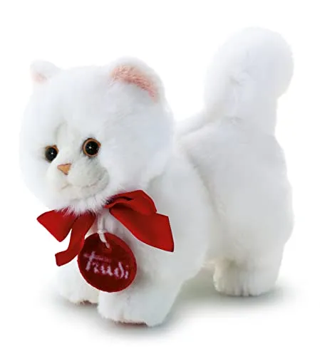 Trudi Trudino chat persan peluche blanche naissance