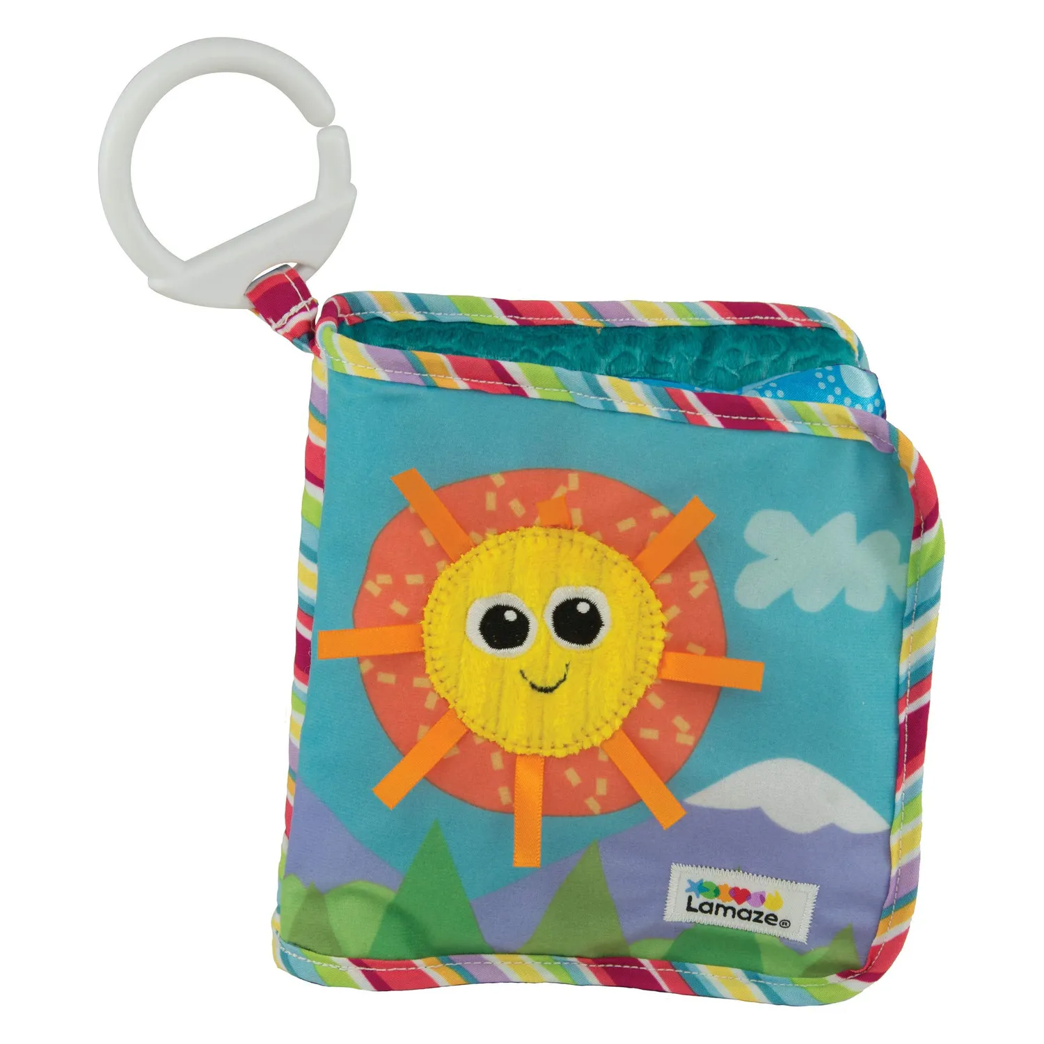 Tomy Lamaze Mes Amis livre en tissu bébé naissance Clip & Go
