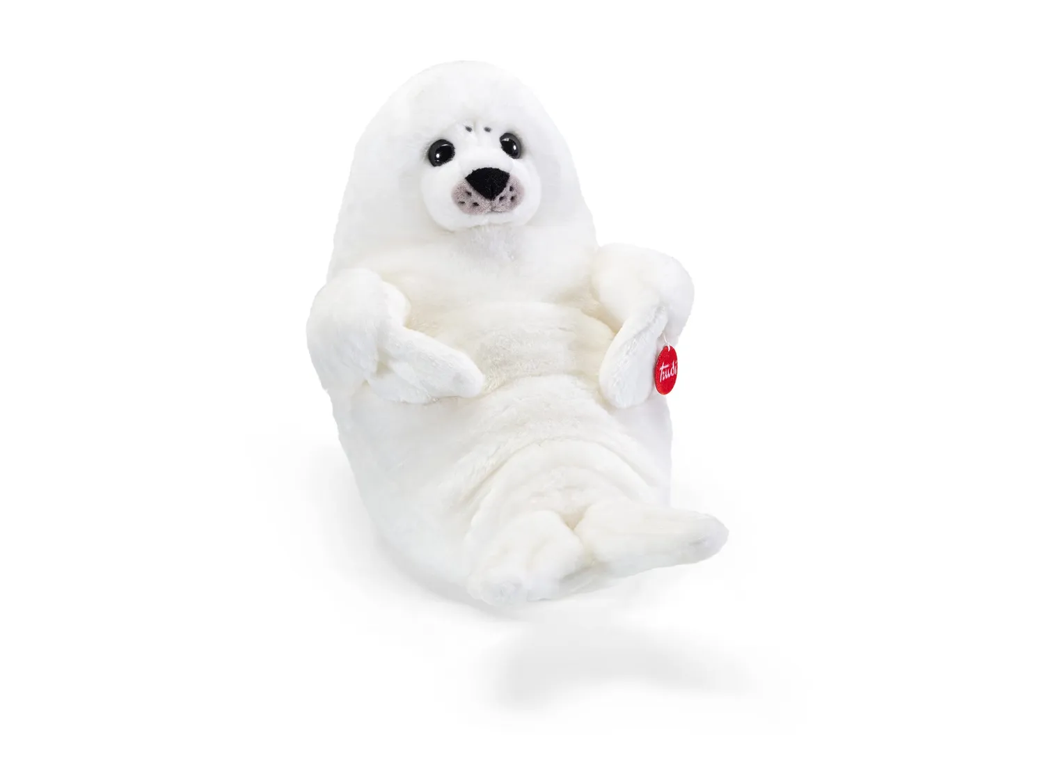 Trudi Phoque 16566 peluche XL 48 cm blanche douce