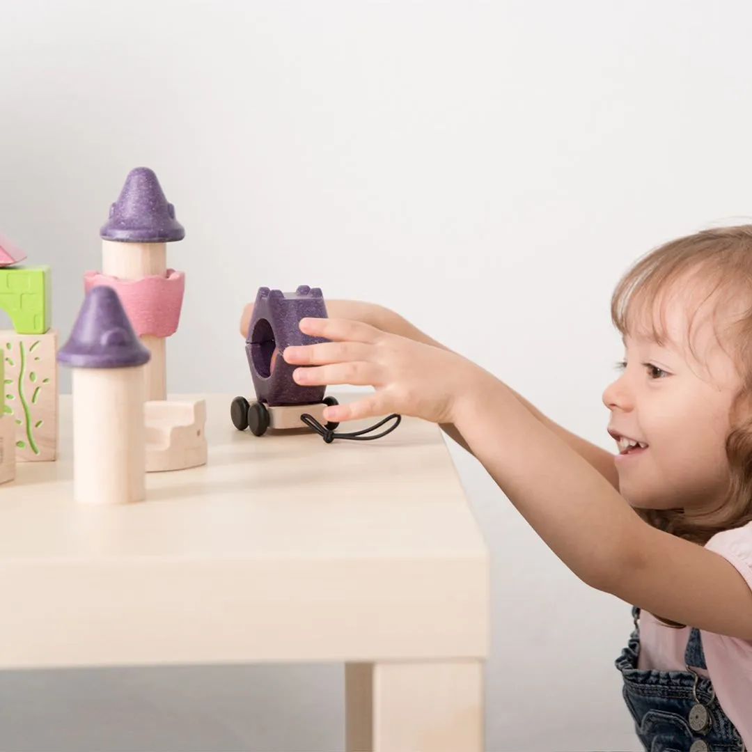 PlanToys Fairy Tale Blocks blocs conte bois 35 pièces