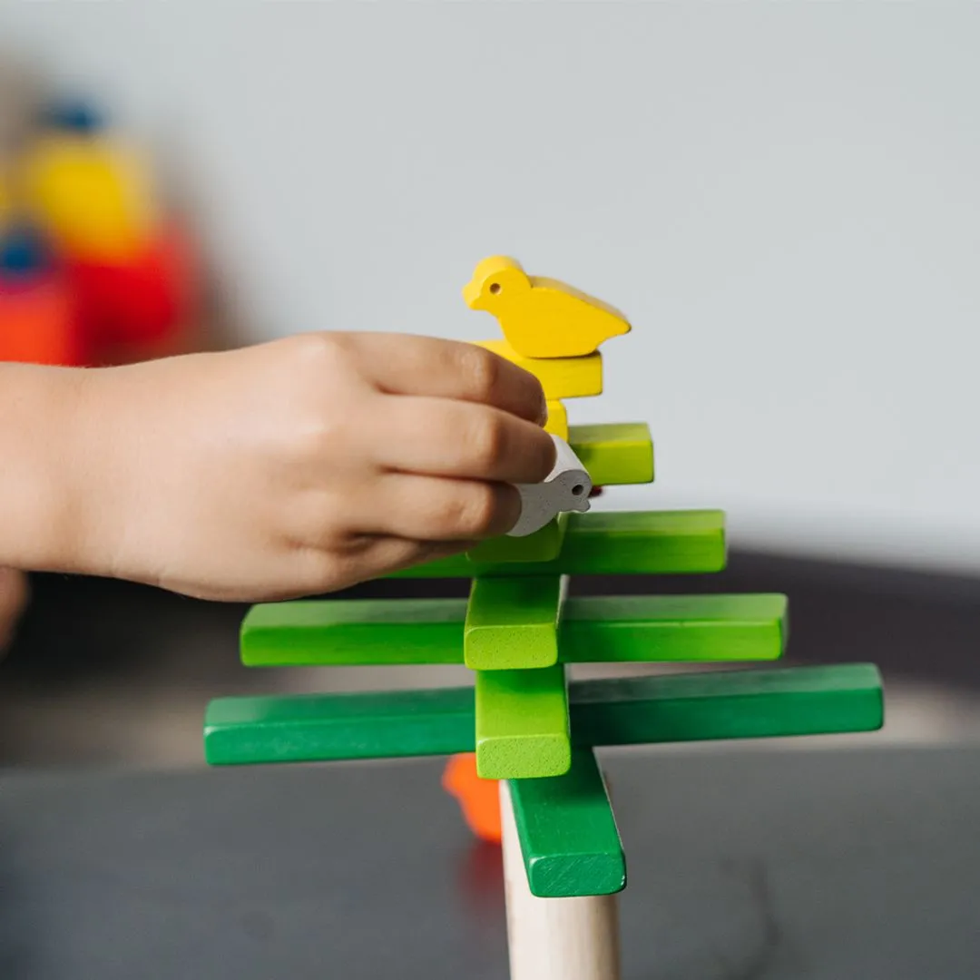 PlanToys Balancing Tree jeu d’équilibre bois 17 pièces