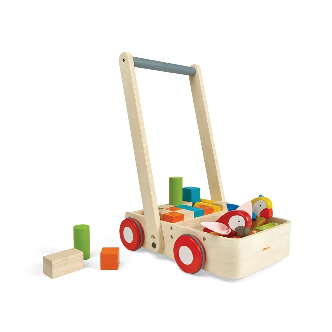 PlanToys Bird Walker chariot de marche bébé bois