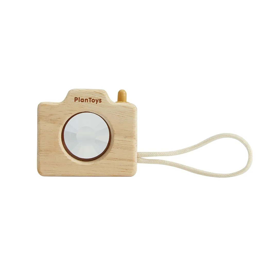 PlanToys Mini Camera appareil photo jouet bois 3 ans