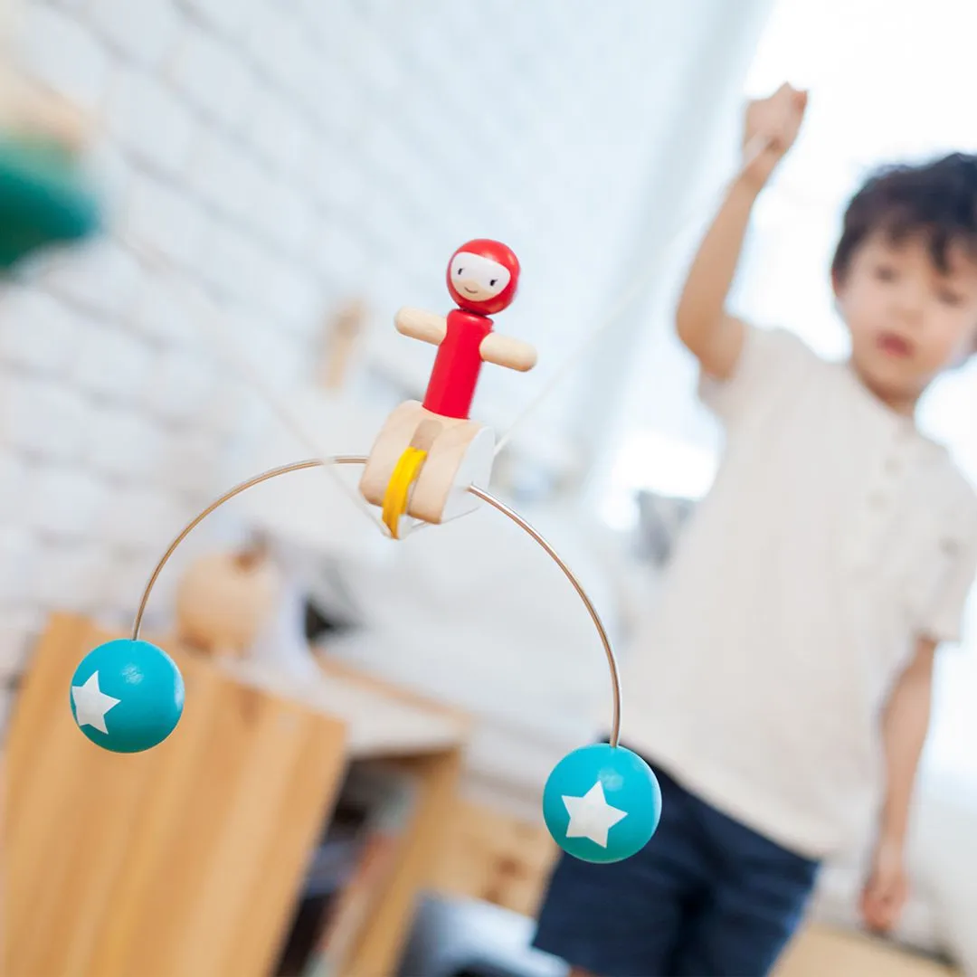PlanToys Riding Acrobat acrobate fil dès 3 ans