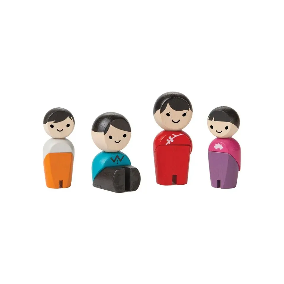 PlanToys Family Fair Skin figurines famille bois