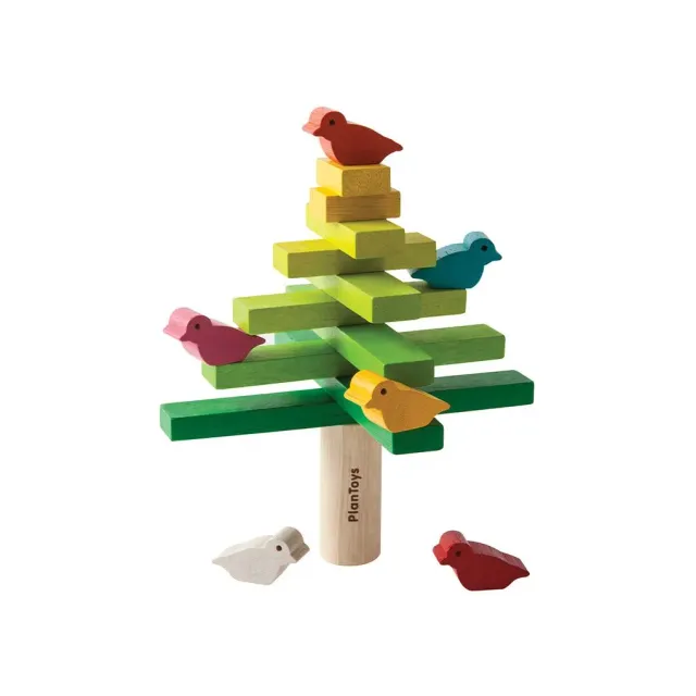 PlanToys Balancing Tree jeu d’équilibre bois 17 pièces