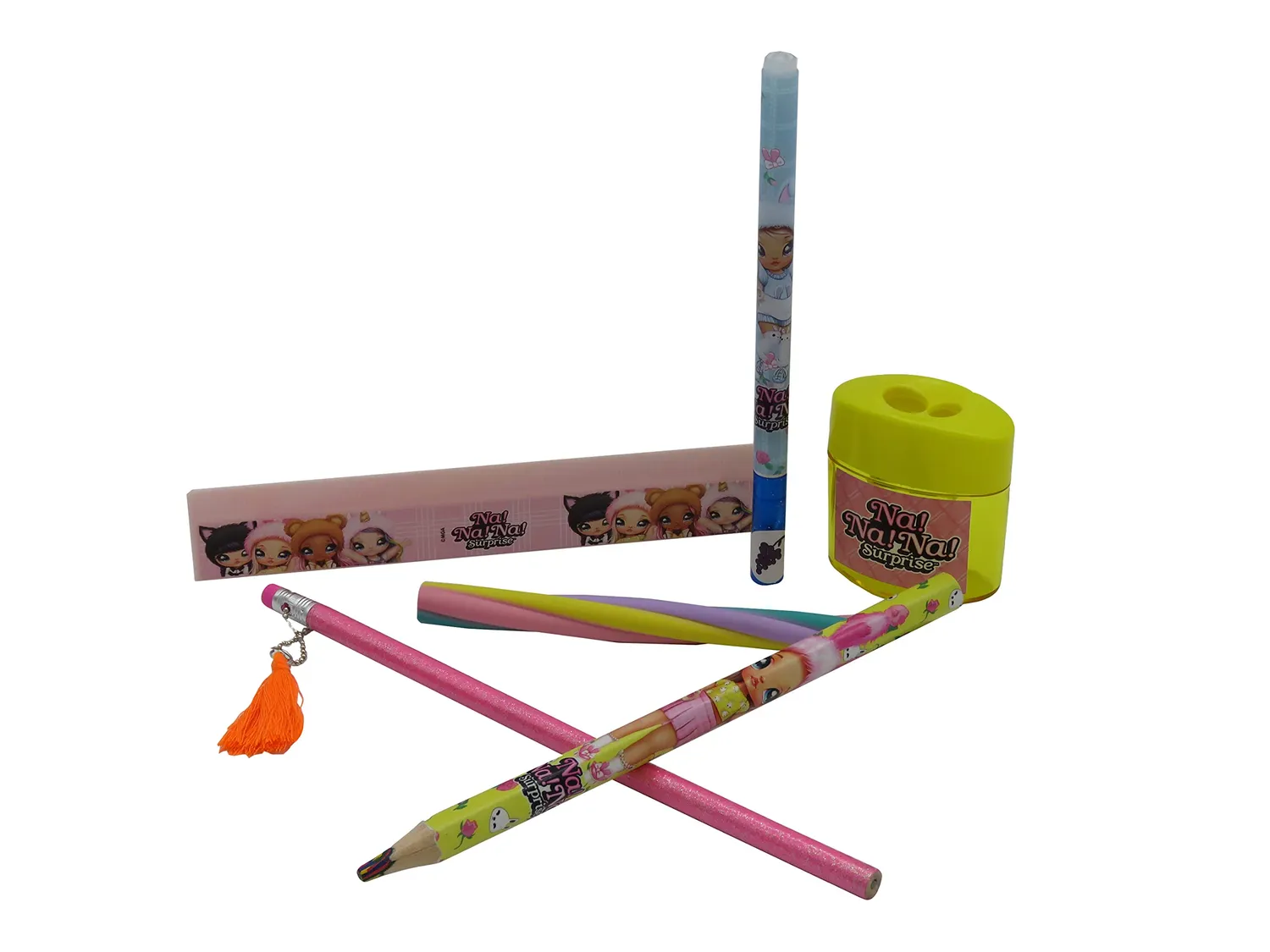 Na! Na! Na! Surprise set papeterie trousse règle 7 pièces