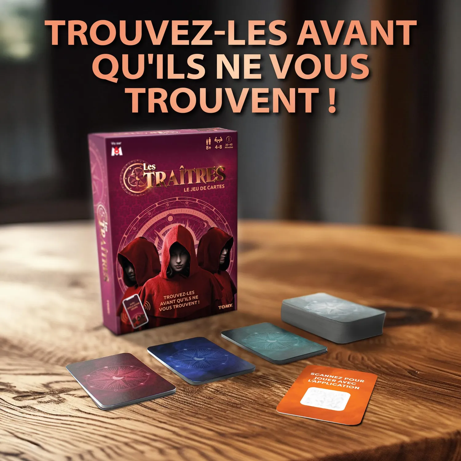 Tomy Les Traîtres Jeu de Cartes Bluff Dès 8 Ans