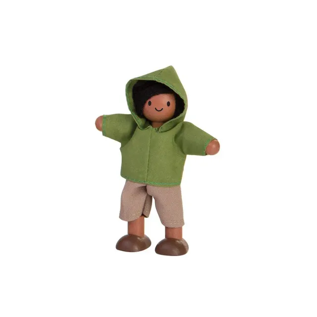 PlanToys Boy Dollhouse Figure poupée mate bois