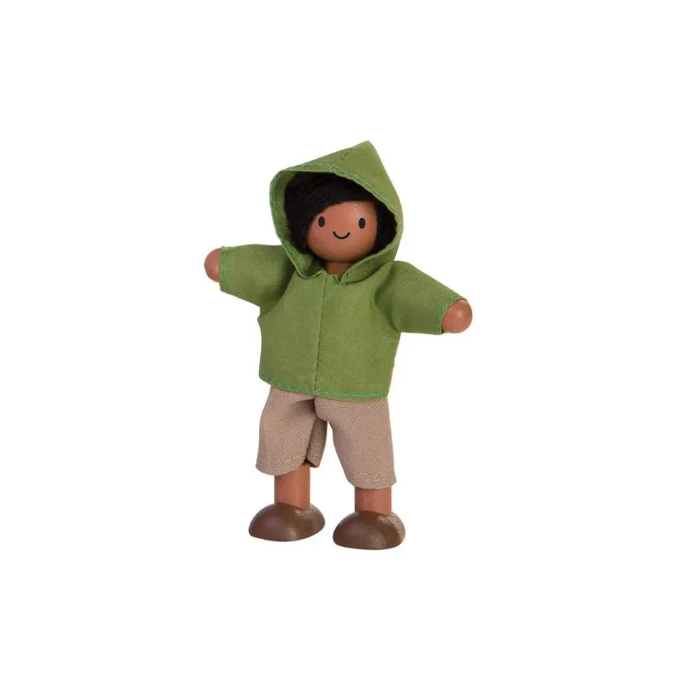 PlanToys Boy Dollhouse Figure poupée mate bois