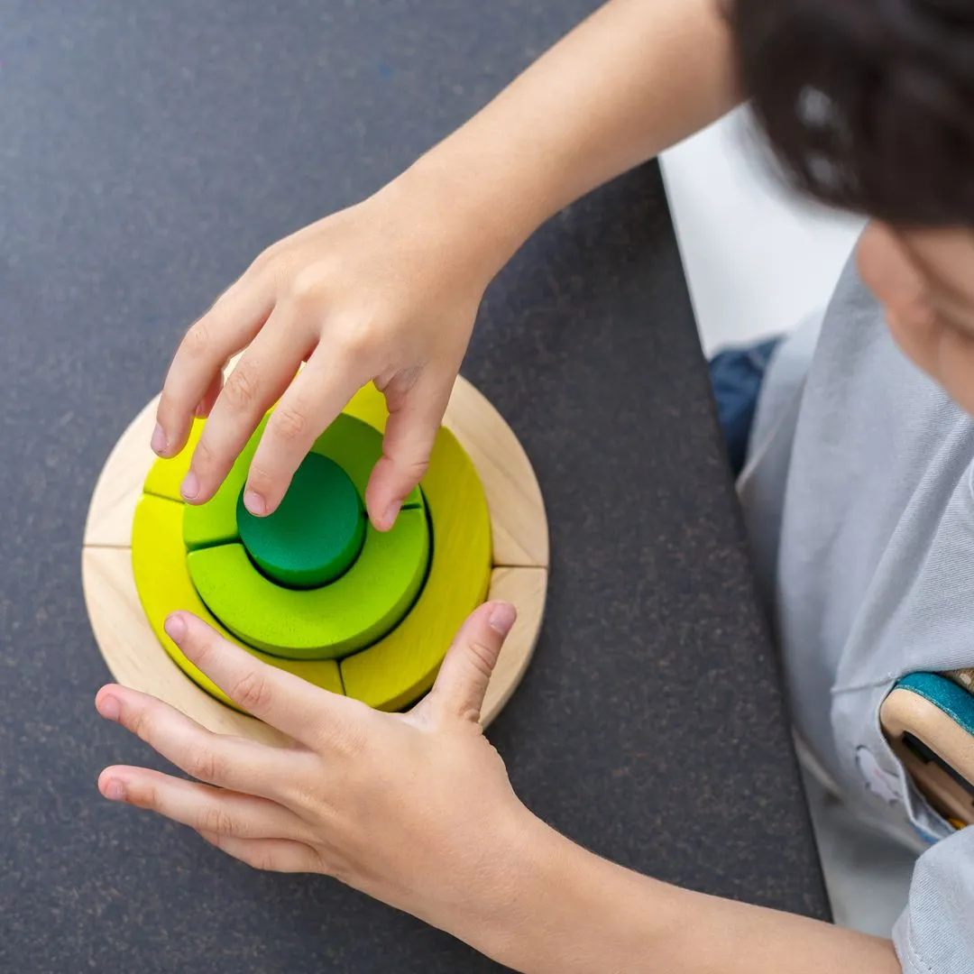 PlanToys Curve Blocks jeu construction 10 pièces