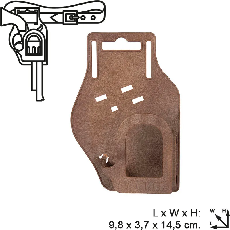 Gonher Cowboy revolver jouet 8 coups avec holster