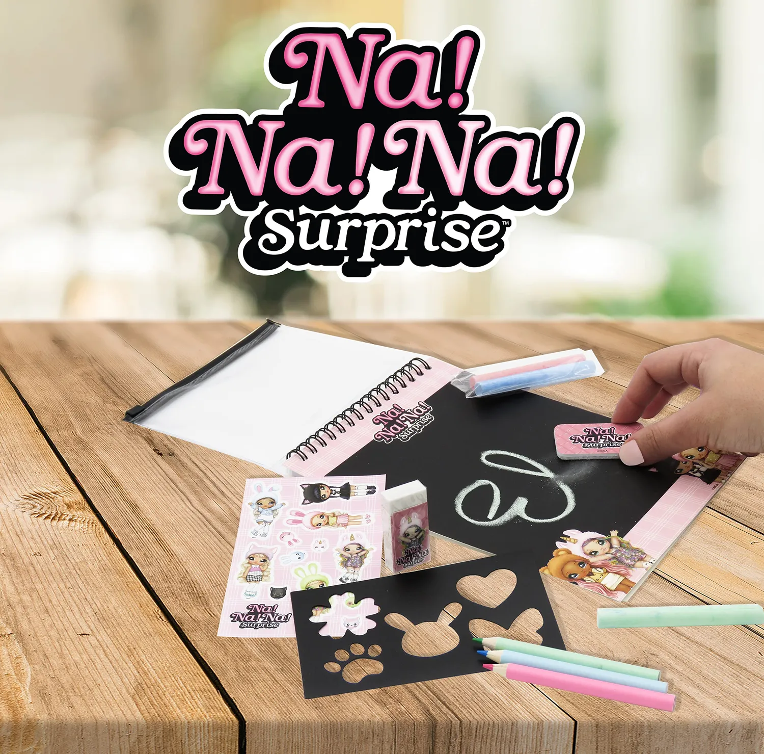 Na! Na! Na! Surprise set papeterie carnet scolaire