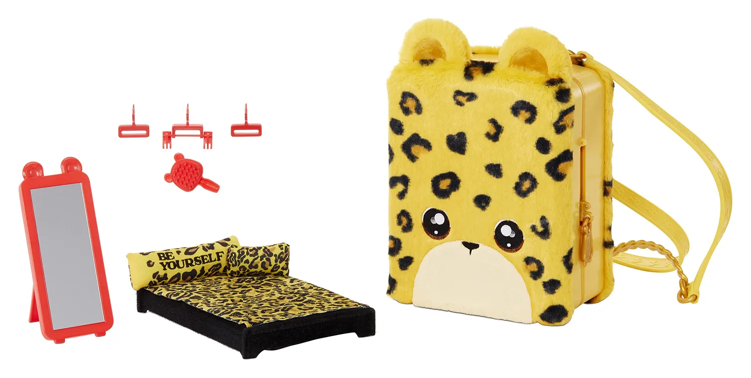Na! Na! Na! Surprise Jennel Jaguar coffret poupée sac à dos 3-en-1 articulée