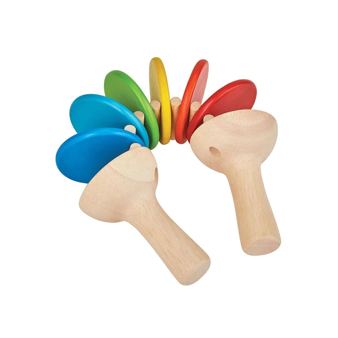 PlanToys Clatter instrument musique bois 18 mois
