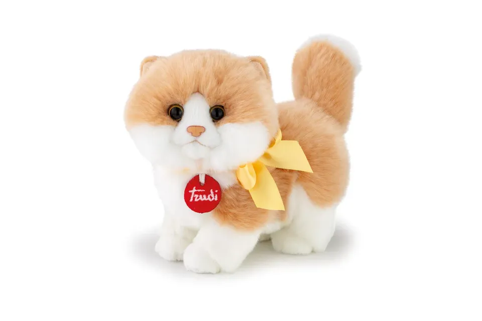 Trudi Charlie TUDO8000 peluche chat S blanc