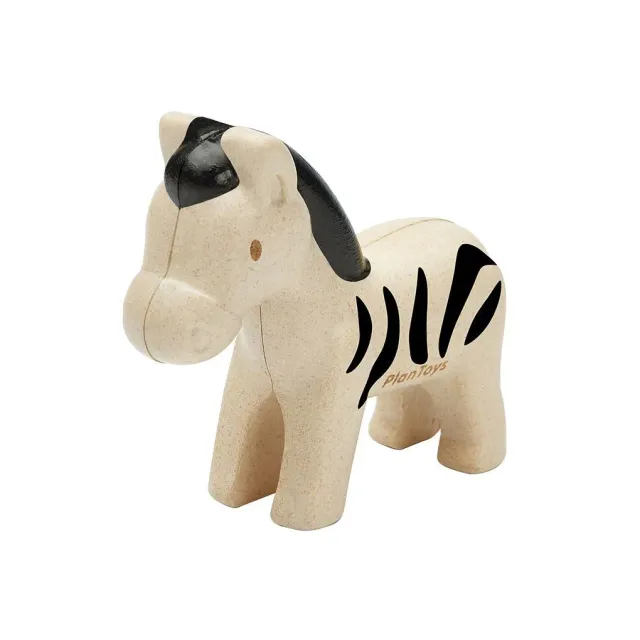 PlanToys Zebra figurine zèbre bois dès 12 mois