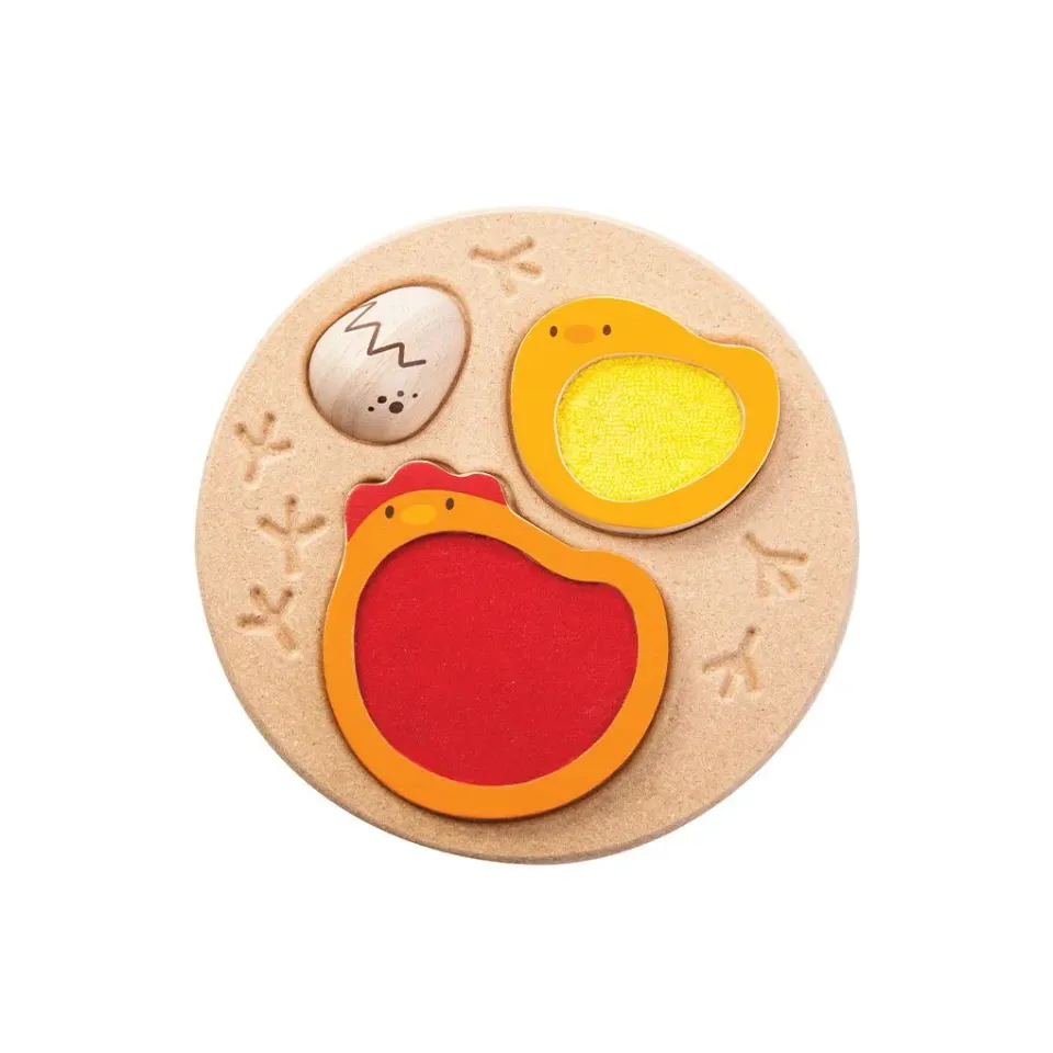 PlanToys Chicken Puzzle puzzle bois 4 pièces