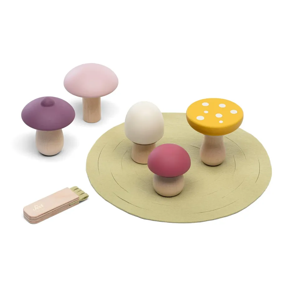 Sevi Botanical 83139 jouet bois champignons