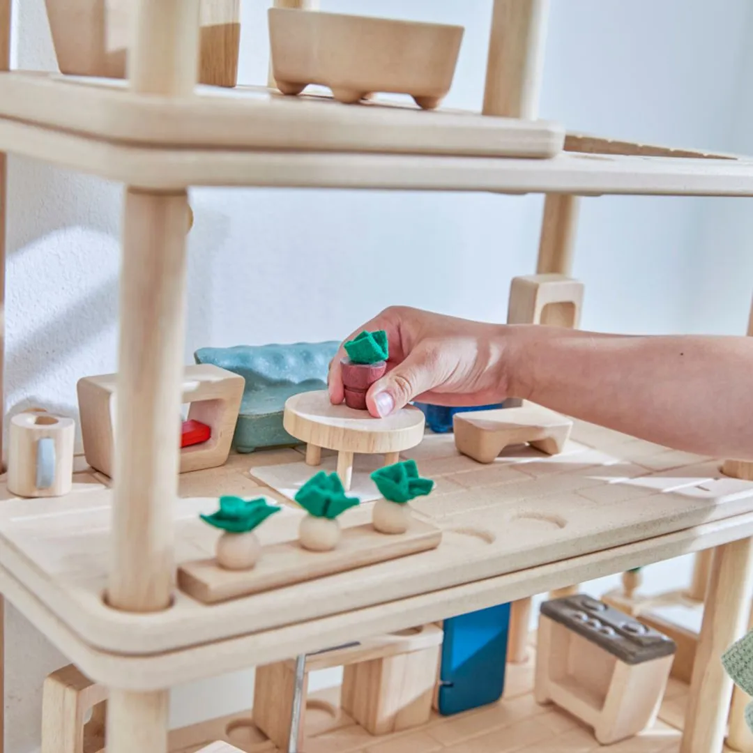 PlanToys PlanSpace Gathering Flat maison poupée véranda