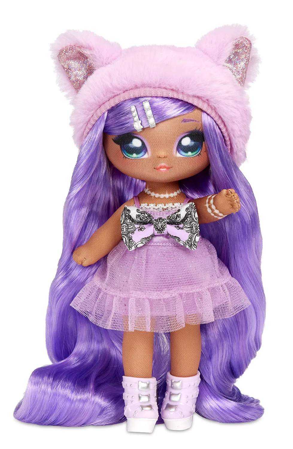 Na Na Na Surprise Family Lavender Kitty poupées 3 pièces chat